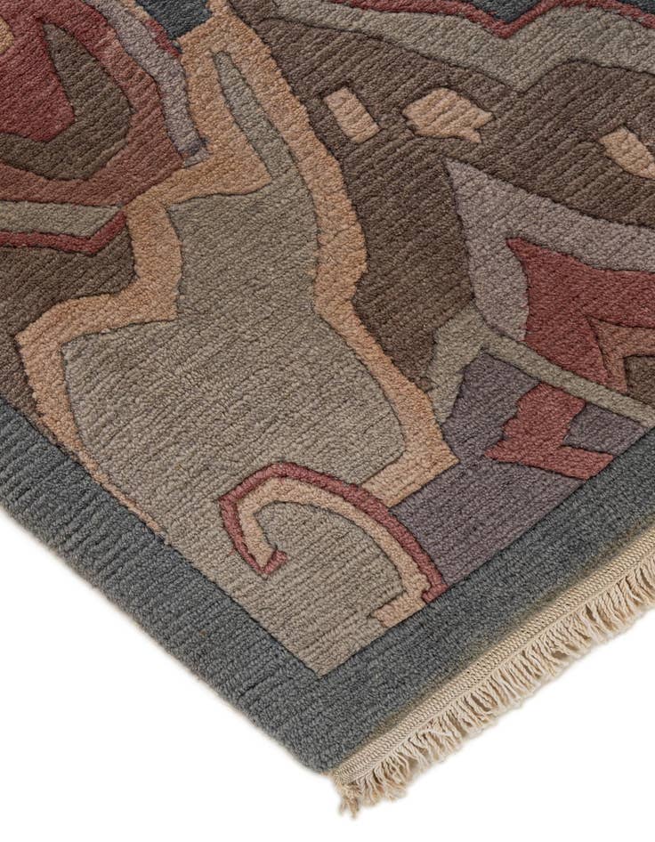 Detail image of  8' 4 x 11' 7  Hand Knotted Tibet Wool Rug