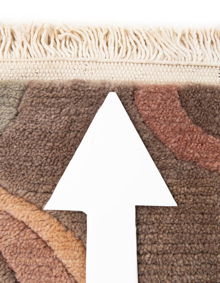 Detail image of  8' 3 x 11' 6  Hand Knotted Tibet Wool Rug