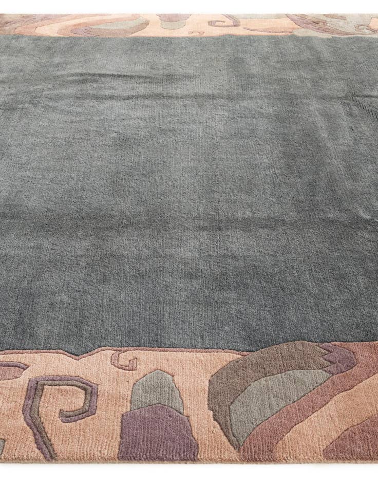 Detail image of  8' 3 x 11' 6  Hand Knotted Tibet Wool Rug