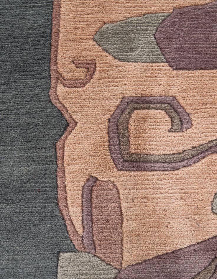 Detail image of  8' 3 x 11' 6  Hand Knotted Tibet Wool Rug