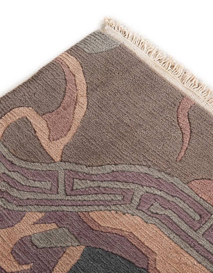 Detail image of  8' 3 x 11' 6  Hand Knotted Tibet Wool Rug