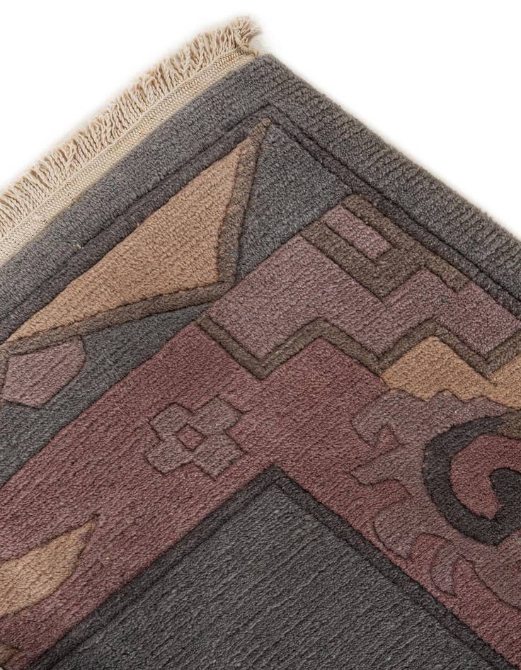 Detail image of  8' 5 x 11' 5  Hand Knotted Tibet Wool Rug