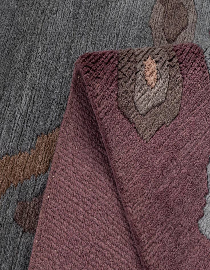 Detail image of  5' 9 x 7' 8  Hand Knotted Tibet Wool Rug