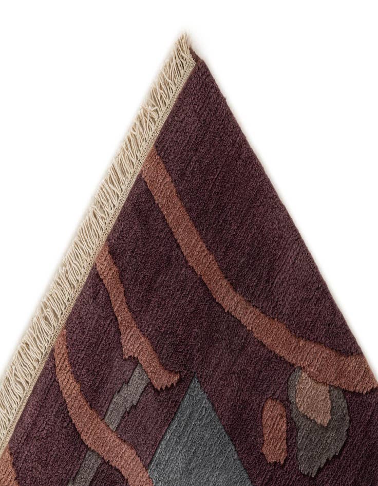 Detail image of  5' 9 x 7' 8  Hand Knotted Tibet Wool Rug