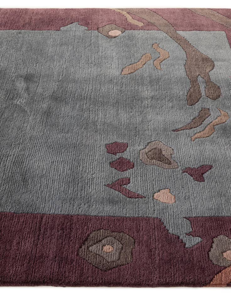 Detail image of  5' 9 x 7' 8  Hand Knotted Tibet Wool Rug