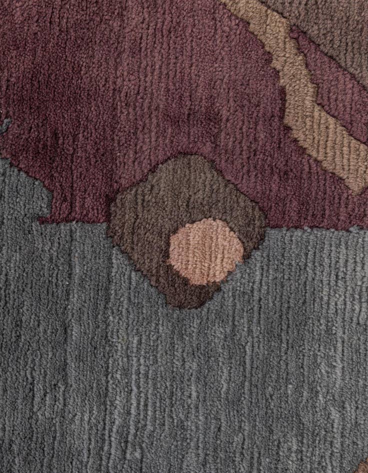 Detail image of  5' 9 x 7' 8  Hand Knotted Tibet Wool Rug