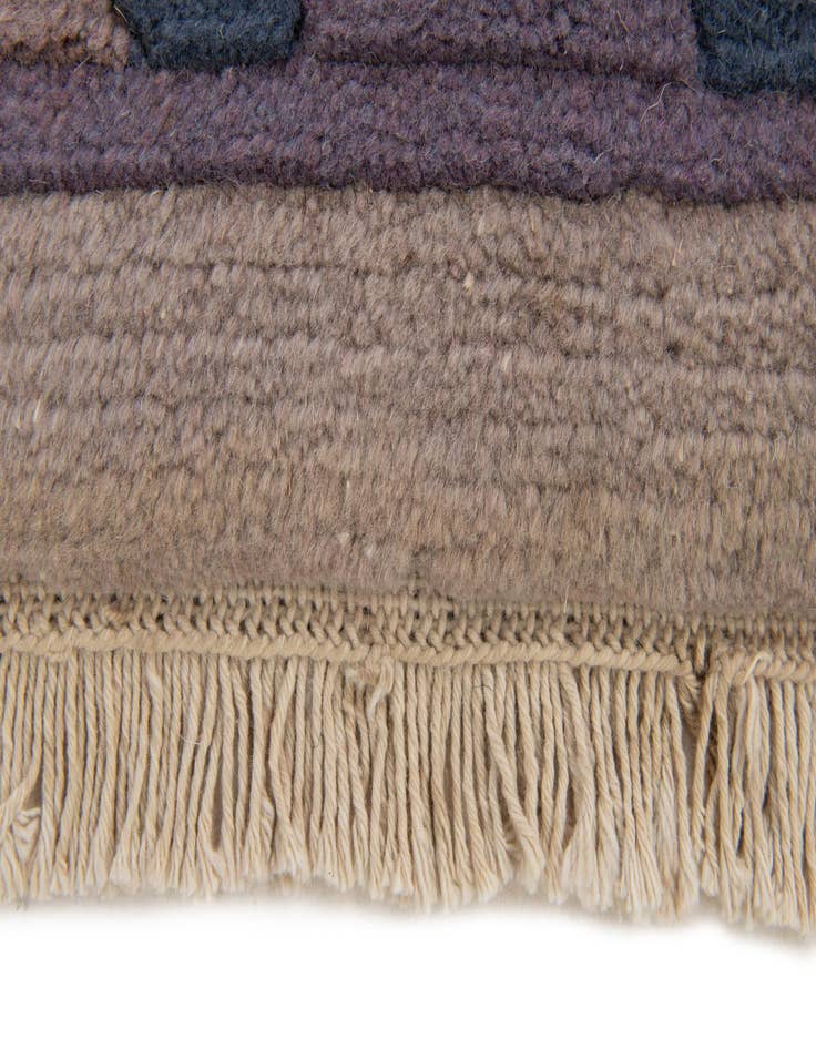 Detail image of  4' 3 x 6' 2  Hand Knotted Tibet Wool Rug