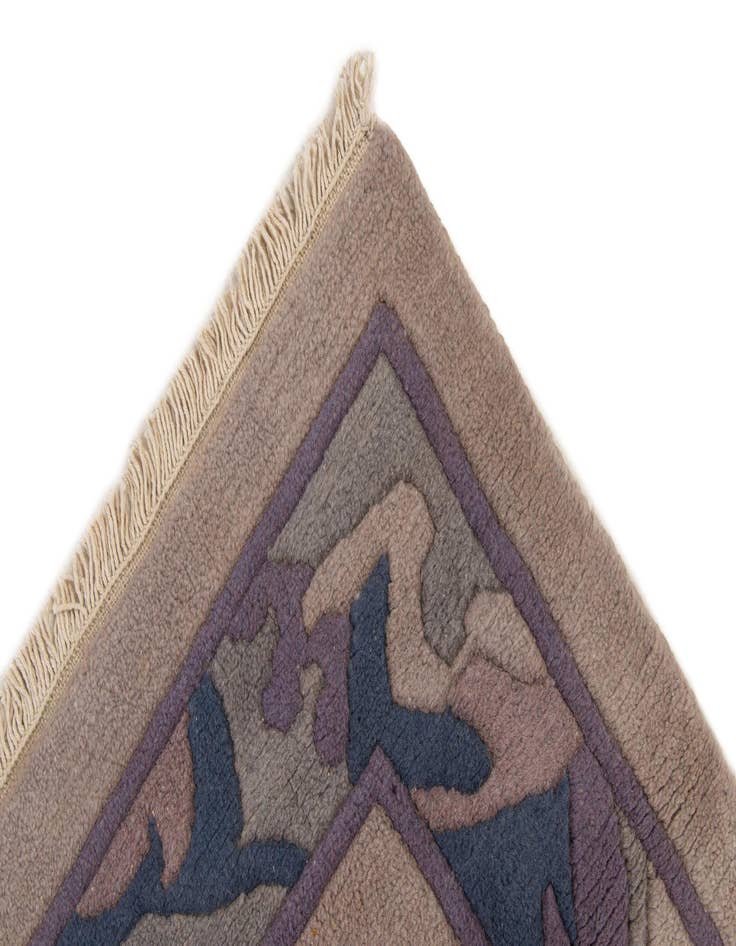 Detail image of  4' 3 x 6' 2  Hand Knotted Tibet Wool Rug