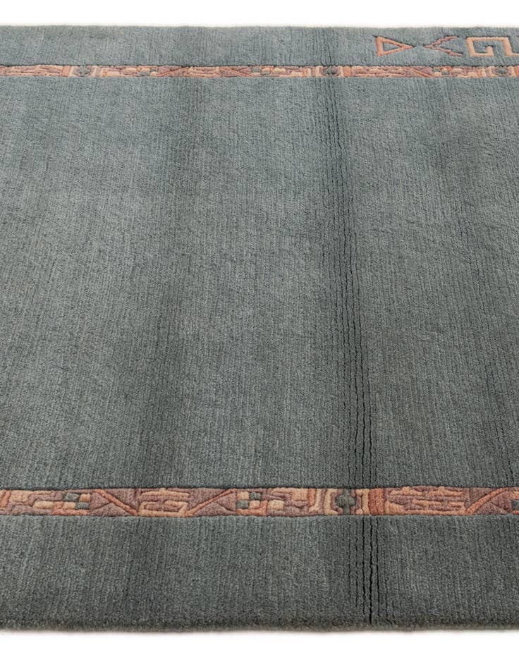 Detail image of  4' 2 x 5' 10  Hand Knotted Tibet Wool Rug