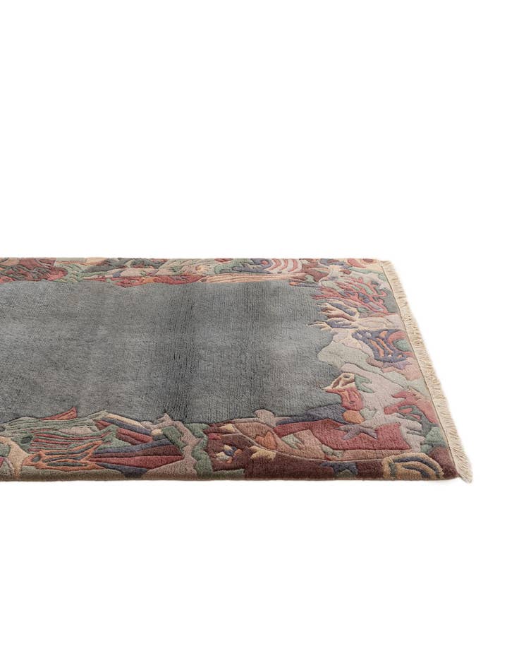 Detail image of  4' 3 x 5' 10  Hand Knotted Tibet Wool Rug