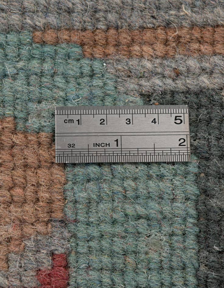 Detail image of  4' 2 x 5' 11  Hand Knotted Tibet Wool Rug