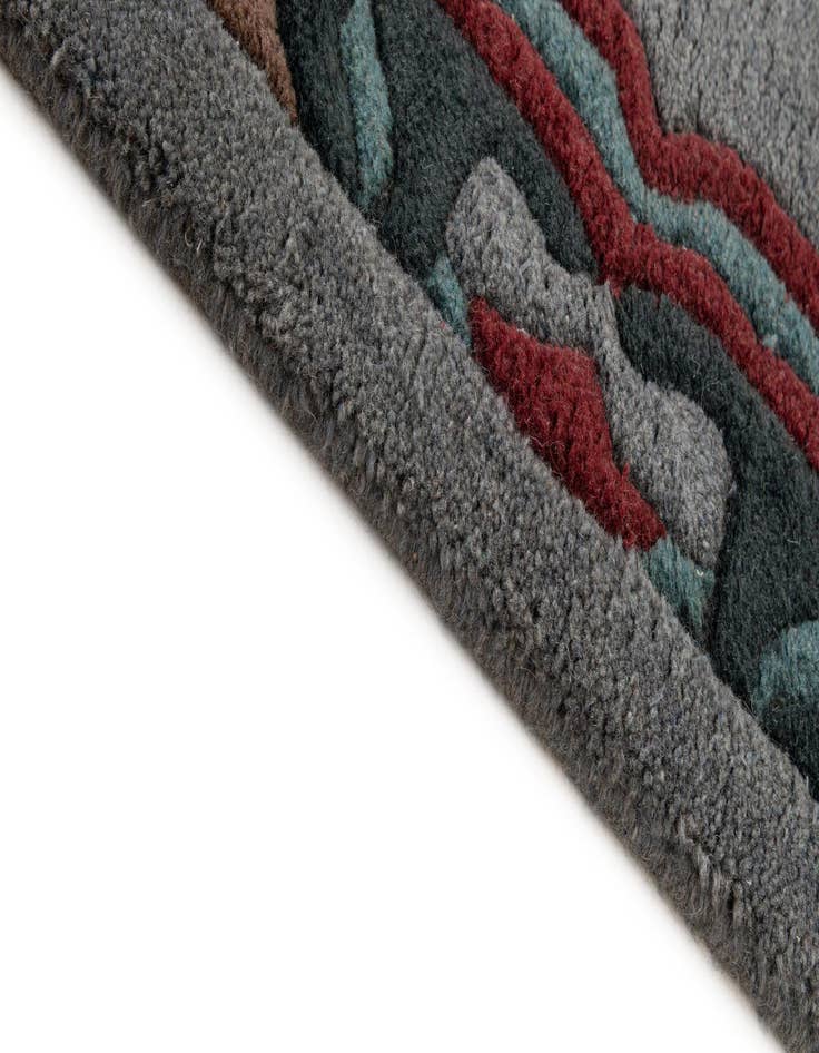 Detail image of  4' 2 x 5' 11  Hand Knotted Tibet Wool Rug