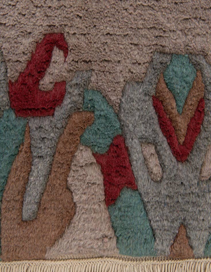 Detail image of  4' 1 x 5' 10  Hand Knotted Tibet Wool Rug