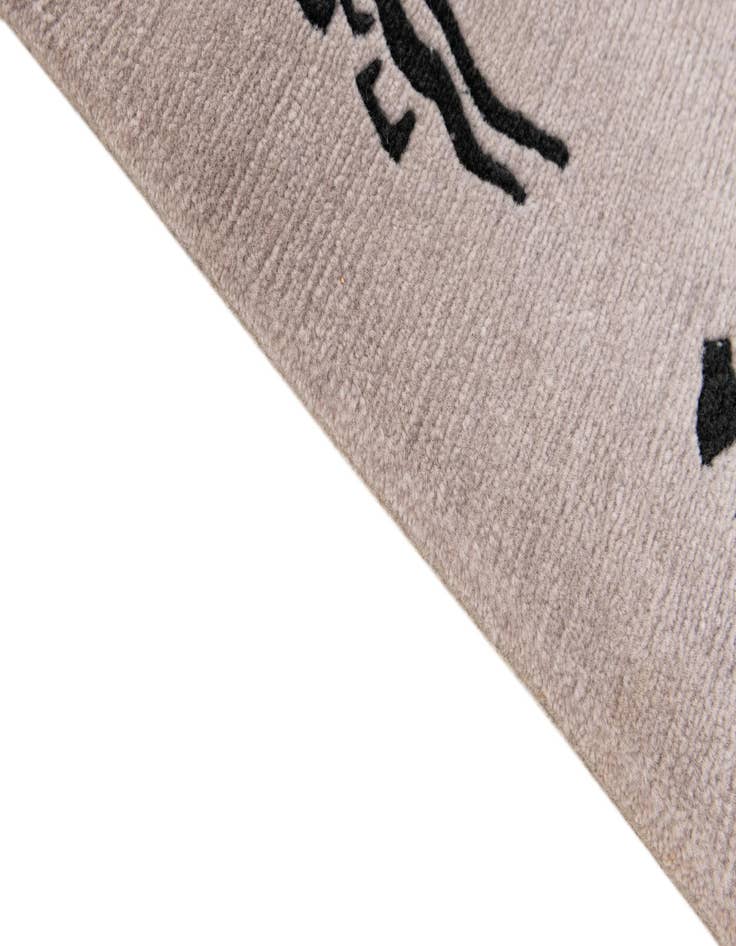 Detail image of  5' 7 x 7' 5  Hand Knotted Tibet Wool Rug