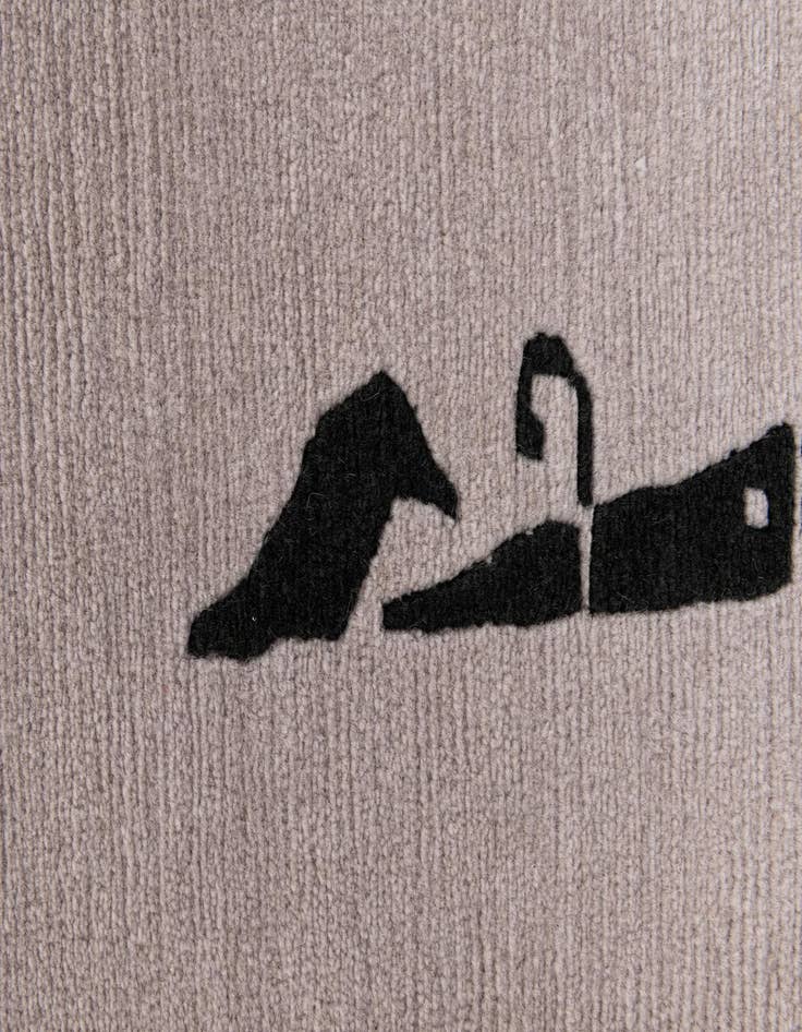 Detail image of  5' 7 x 7' 5  Hand Knotted Tibet Wool Rug