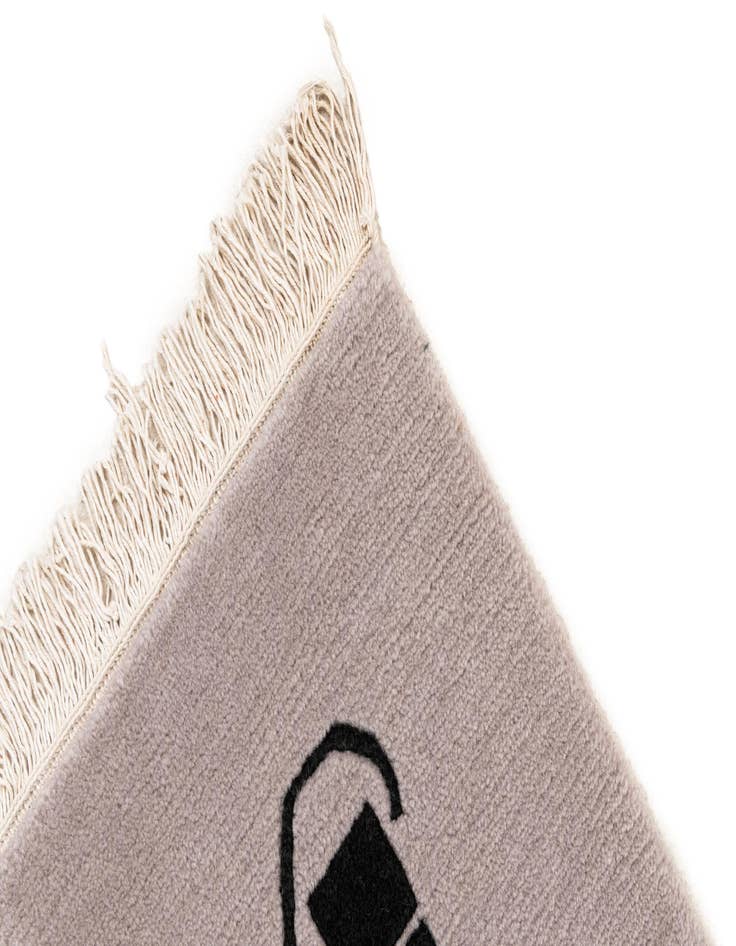 Detail image of  5' 7 x 7' 5  Hand Knotted Tibet Wool Rug