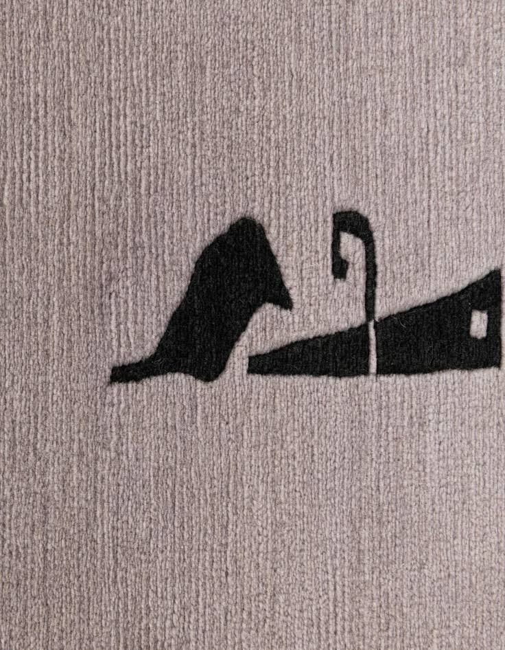 Detail image of  5' 7 x 7' 5  Hand Knotted Tibet Wool Rug