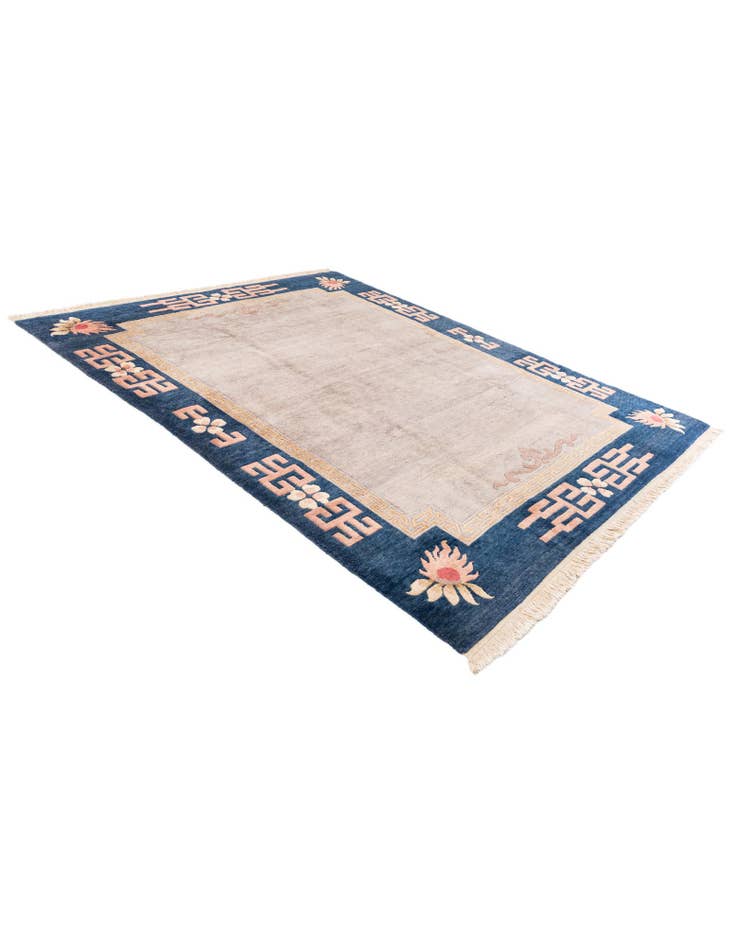 Detail image of  7' 11 x 9' 10  Hand Knotted Tibet Wool Rug