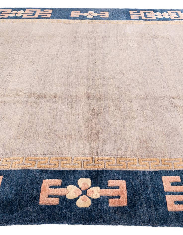 Detail image of  7' 11 x 9' 10  Hand Knotted Tibet Wool Rug