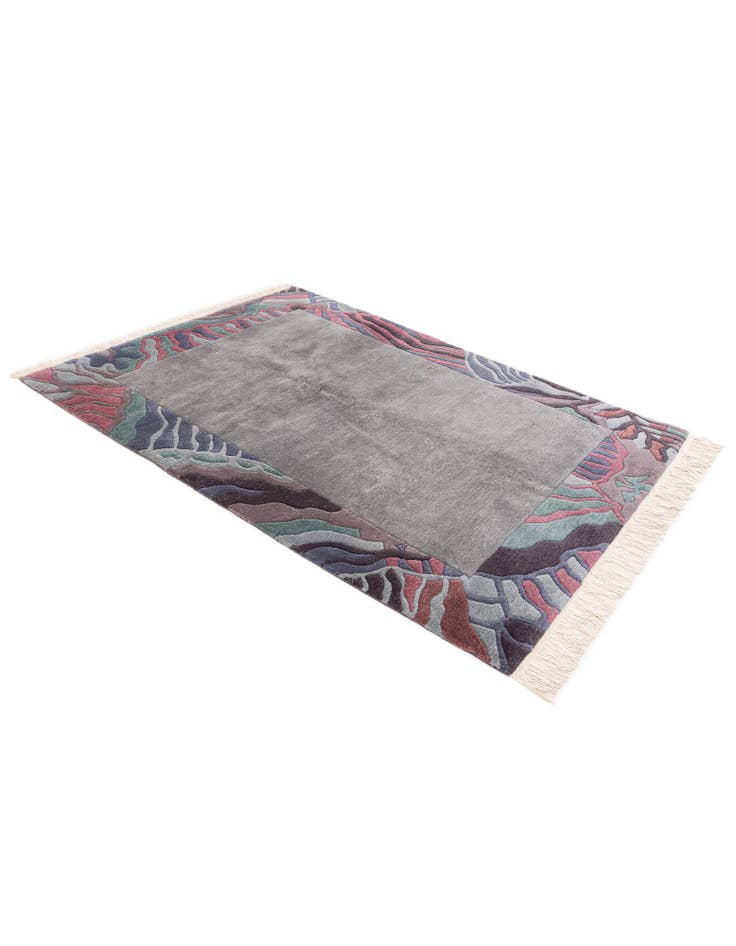 Detail image of  4' 9 x 6' 6  Hand Knotted Tibet Wool Rug