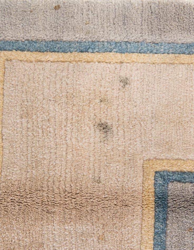 Detail image of  6' 7 x 9' 7  Hand Knotted Tibet Wool Rug