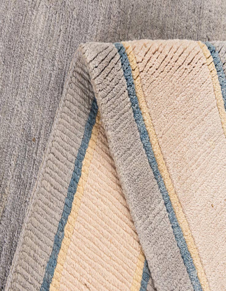 Detail image of  6' 7 x 9' 7  Hand Knotted Tibet Wool Rug