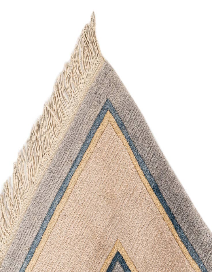 Detail image of  6' 7 x 9' 7  Hand Knotted Tibet Wool Rug