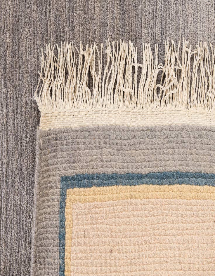 Detail image of  6' 7 x 9' 7  Hand Knotted Tibet Wool Rug