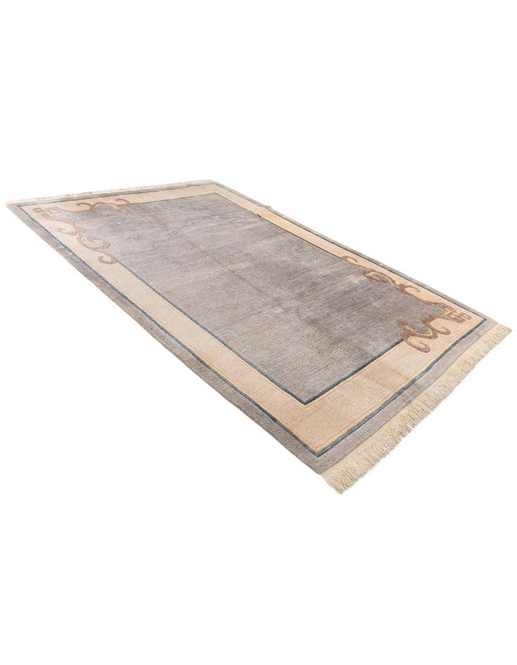 Detail image of  6' 7 x 9' 7  Hand Knotted Tibet Wool Rug