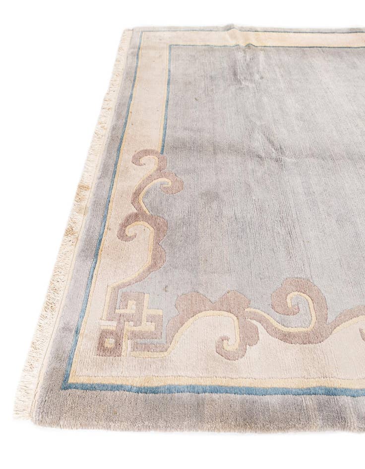 Detail image of  6' 7 x 9' 7  Hand Knotted Tibet Wool Rug