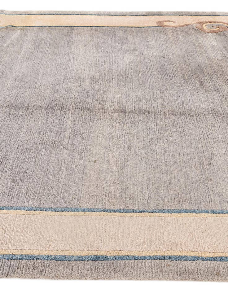 Detail image of  6' 7 x 9' 7  Hand Knotted Tibet Wool Rug