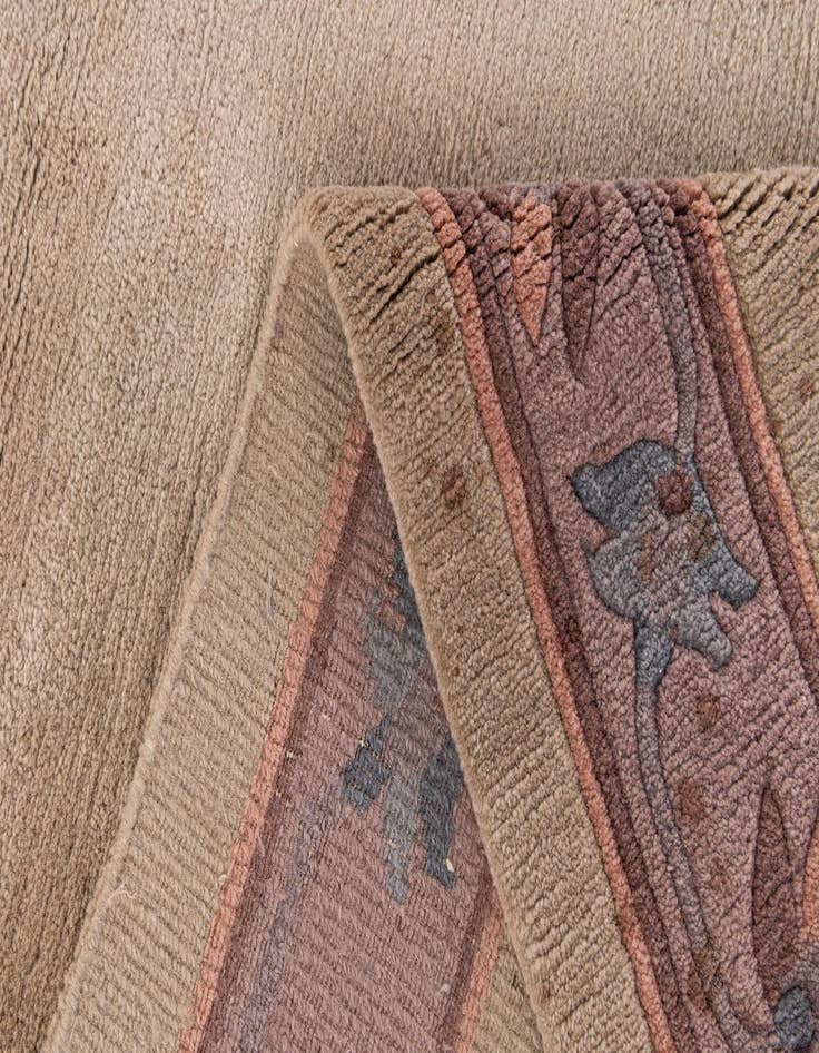 Detail image of  8' x 11' 4  Hand Knotted Tibet Wool Rug