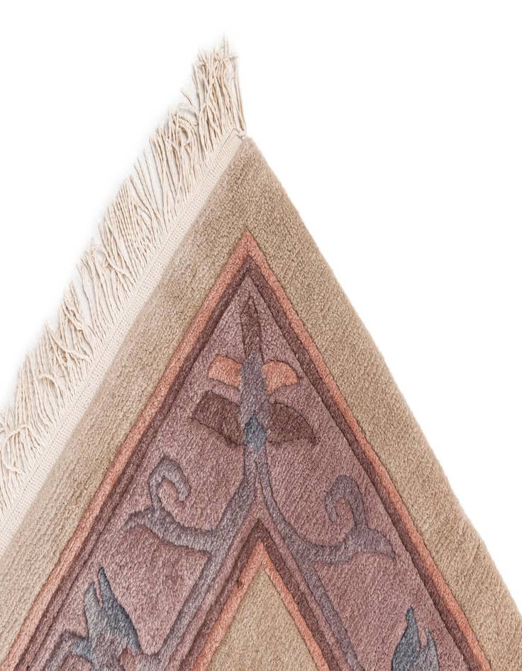 Detail image of  8' x 11' 4  Hand Knotted Tibet Wool Rug