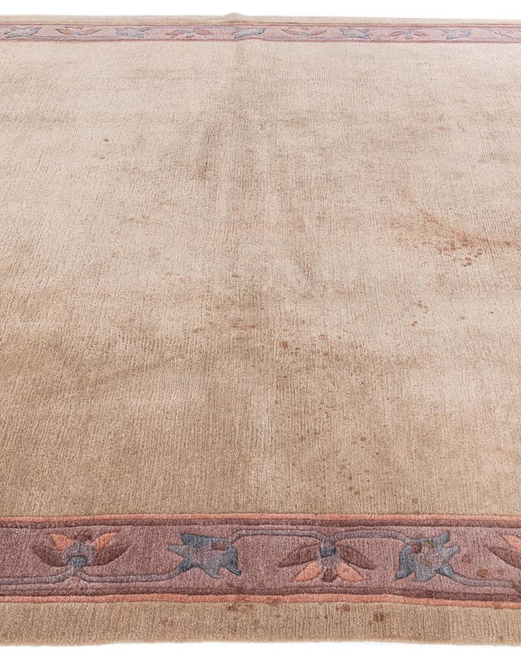 Detail image of  8' x 11' 4  Hand Knotted Tibet Wool Rug