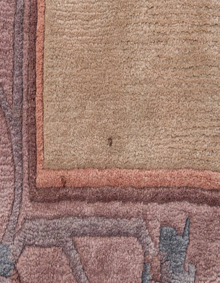 Detail image of  8' x 11' 4  Hand Knotted Tibet Wool Rug