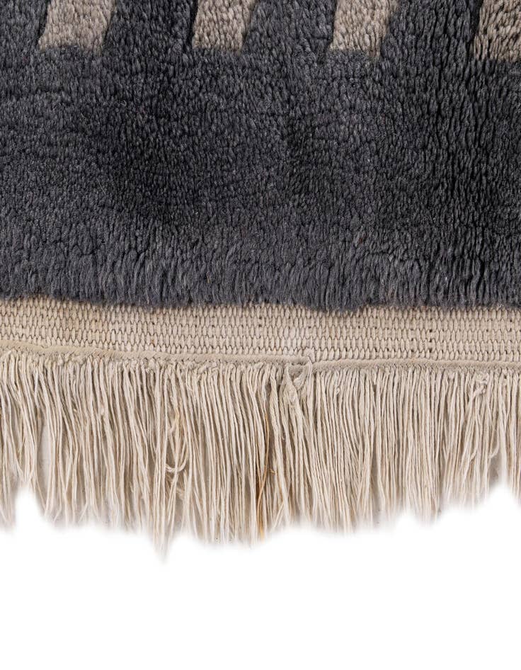 Detail image of  6' 8 x 9' 10  Hand Knotted Tibet Wool Rug