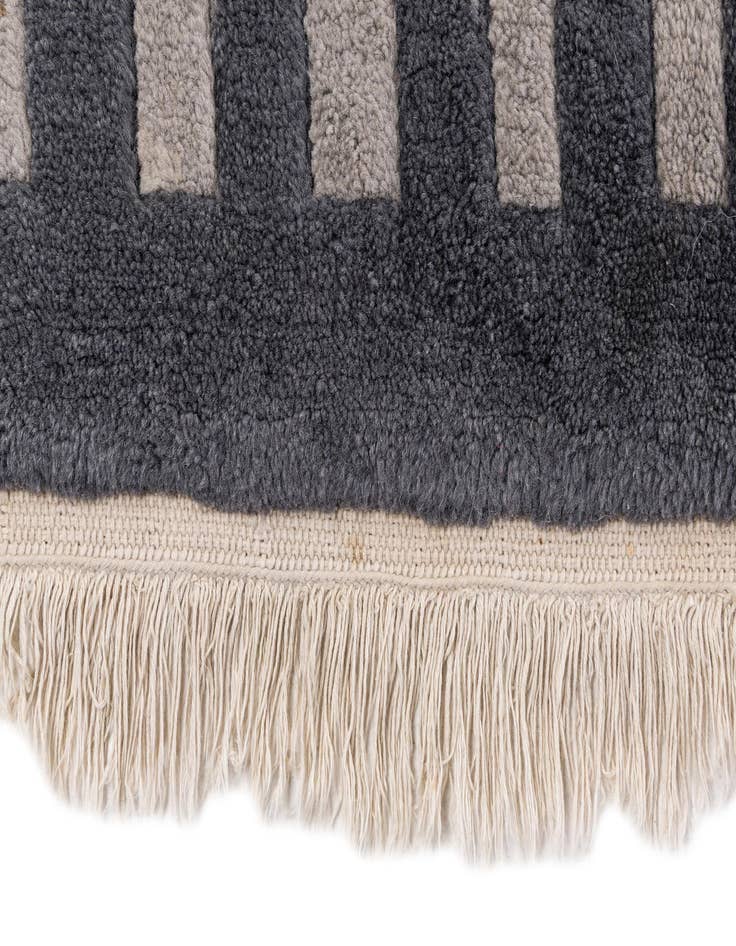 Detail image of  6' 8 x 9' 10  Hand Knotted Tibet Wool Rug