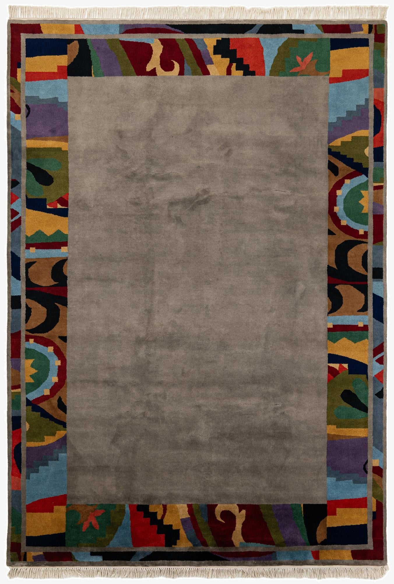  6' 10 x 10'  Hand Knotted Tibet Wool Rug