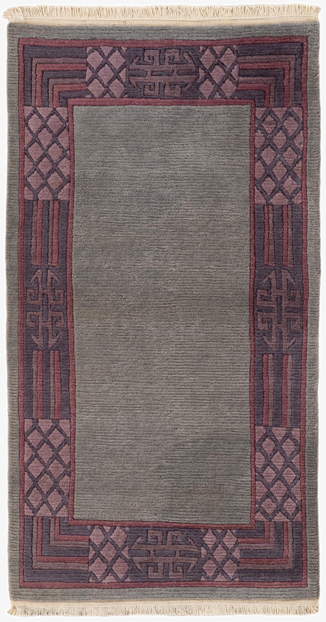  2' 6 x 4' 7  Hand Knotted Tibet Wool Rug