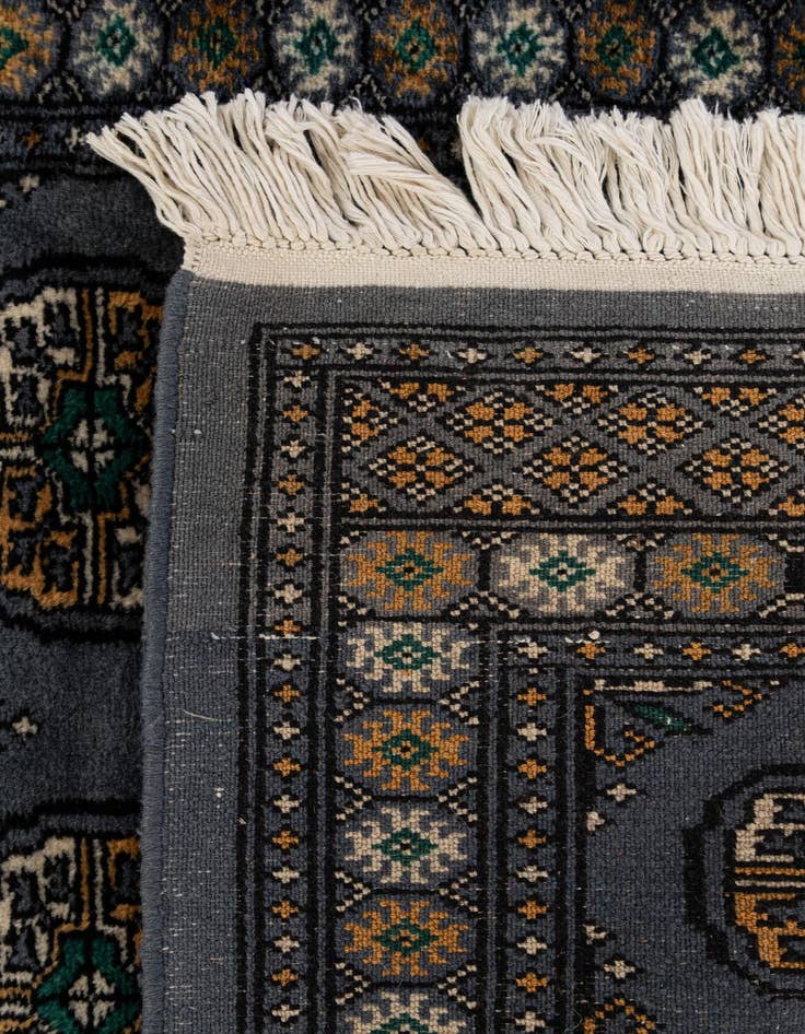 Detail image of  2' 8 x 4' 1  Hand Knotted Torkaman Wool Rug