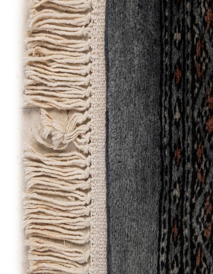 Detail image of  2' 8 x 4' 5  Hand Knotted Torkaman Persian Wool Rug