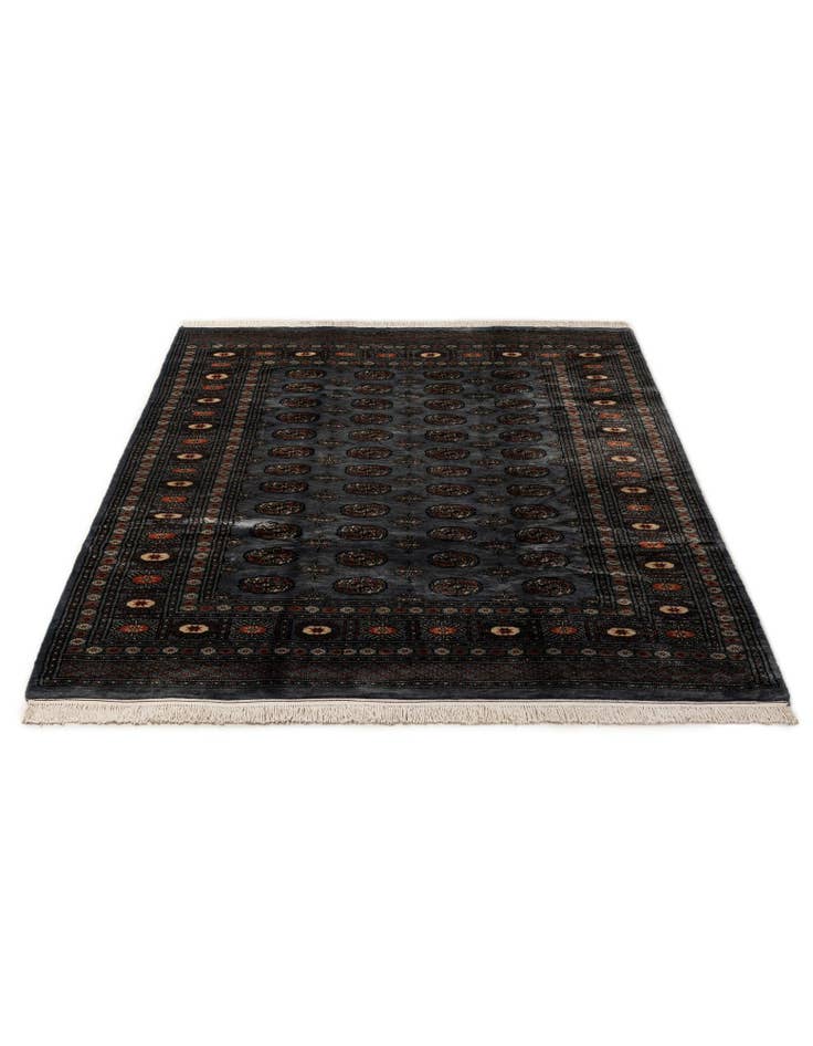 Detail image of  7' 3 x 9' 5  Hand Knotted Torkaman Persian Wool Rug