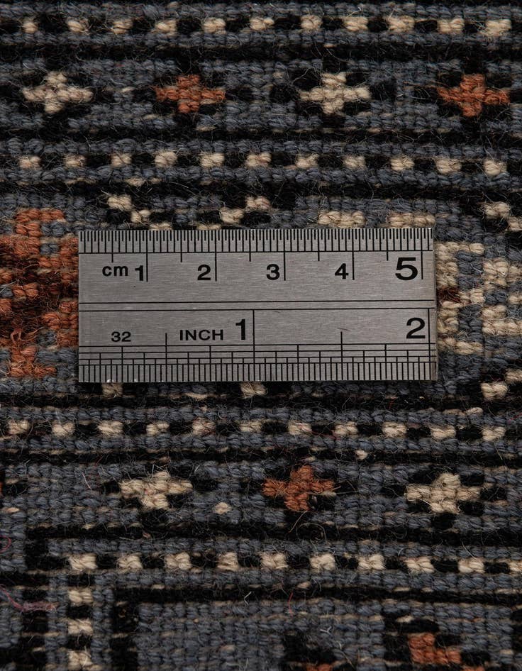 Detail image of  7' 3 x 9' 5  Hand Knotted Torkaman Persian Wool Rug