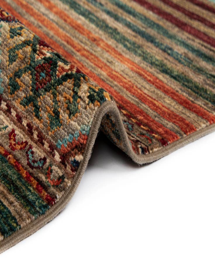 Detail image of  5' 10 x 8' 2 Torkman Wool Rug