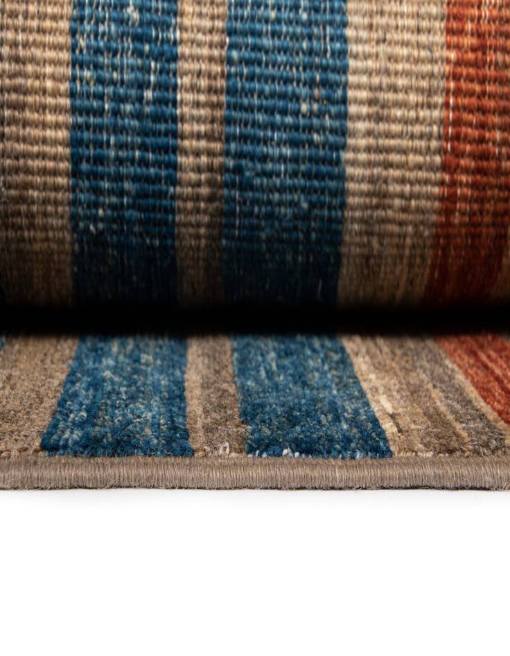 Detail image of  5' 10 x 7' 9 Torkman Wool Rug
