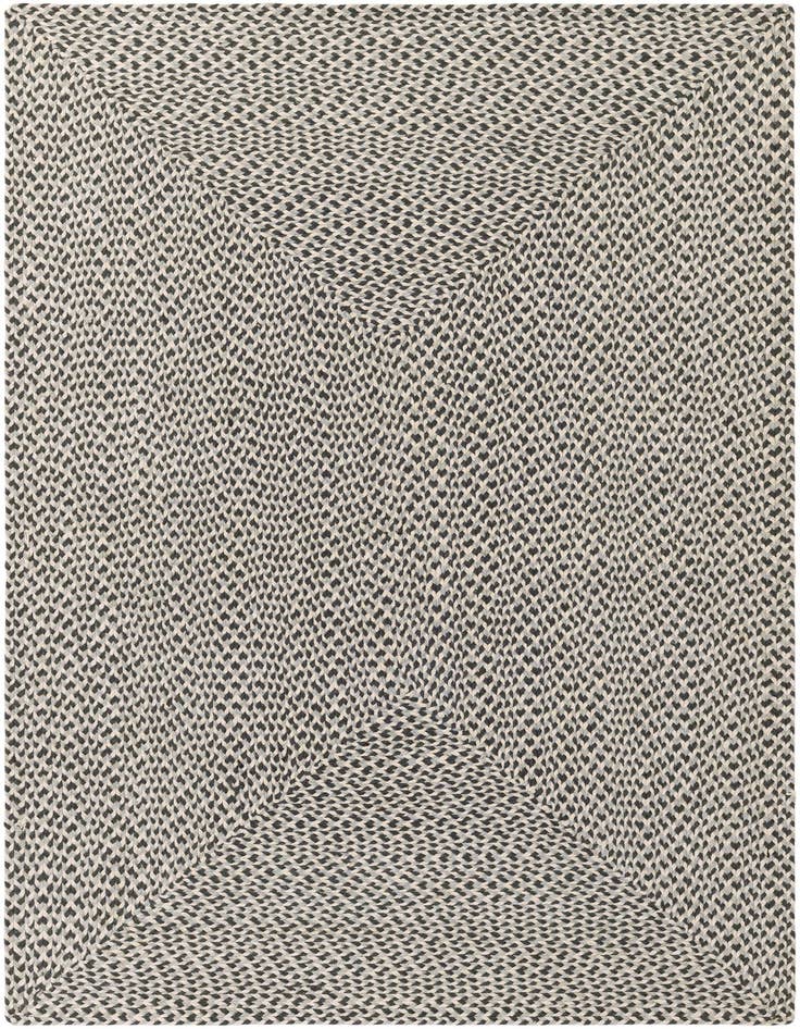 Detail image of  4' 1 x 6' 1  Hand Tweed Braided Jute Rug