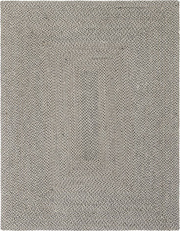 Detail image of  6' 1 x 9'  Hand Tweed Braided Jute Rug