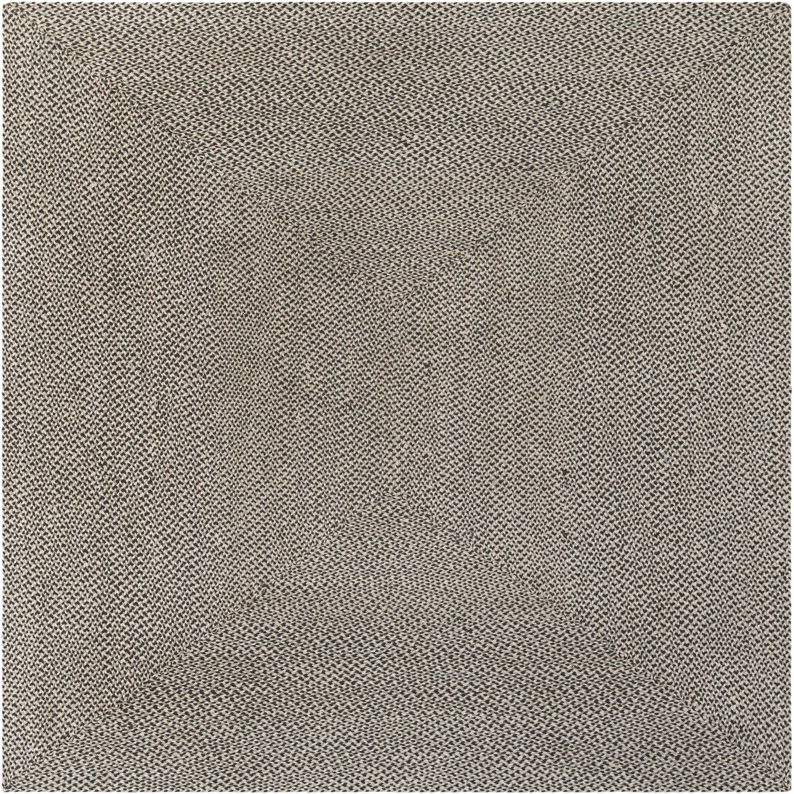 Gray 7' 10 x 10' Hand Tweed Braided Jute Rug | Rugs.com