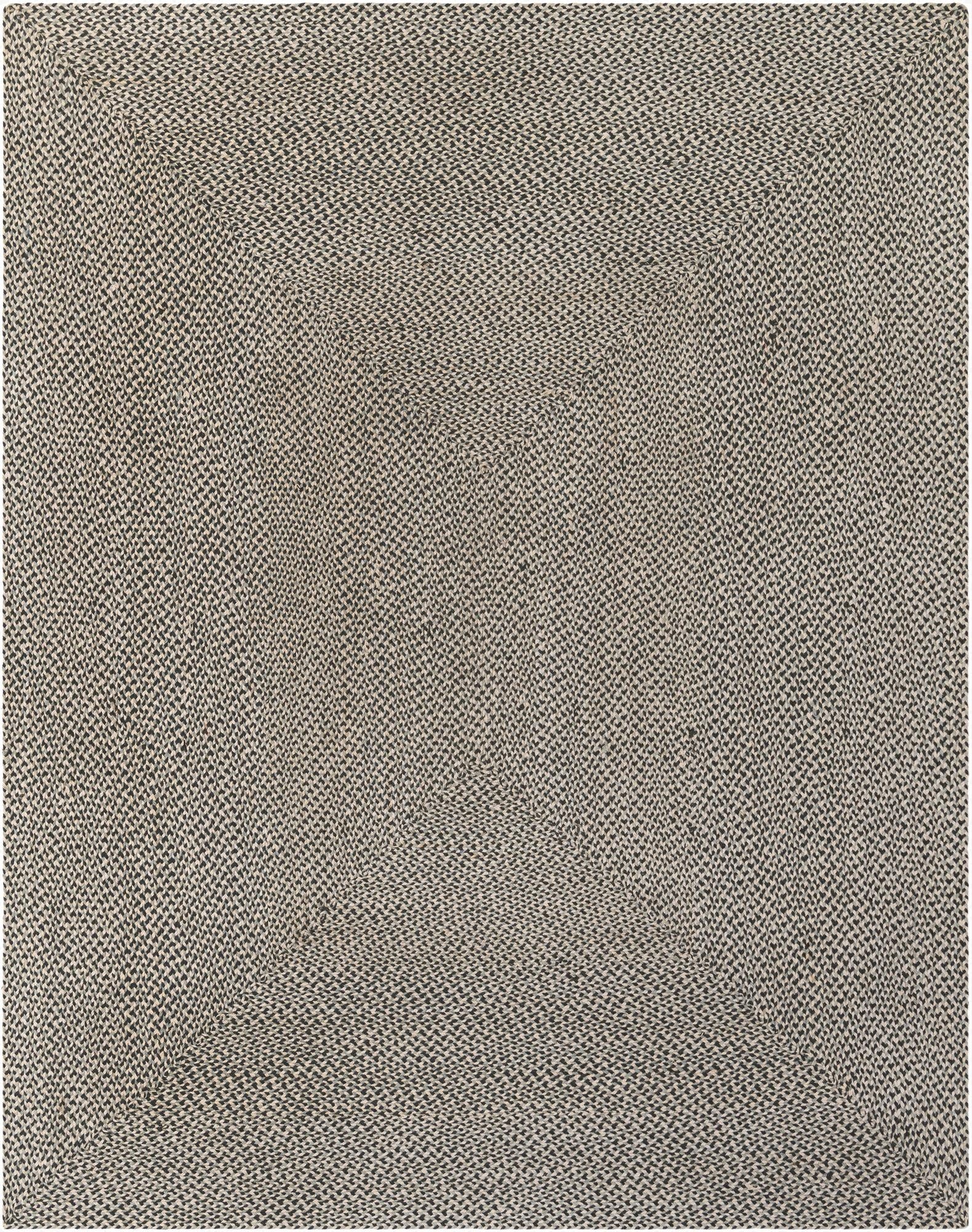  7' 10 x 10'  Hand Tweed Braided Jute Rug