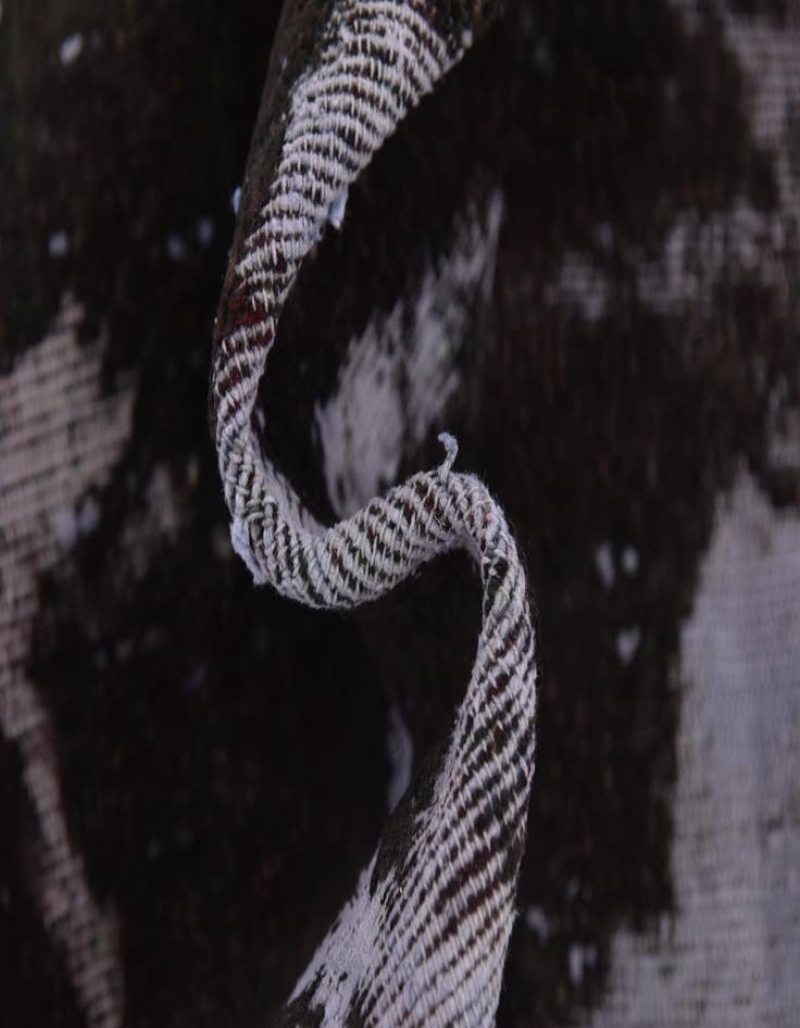 Detail image of  6' 3 x 8' 3  Hand Knotted Ultra Vintage Persian Wool Rug